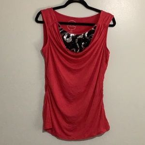 INC International Concepts Red Blouse